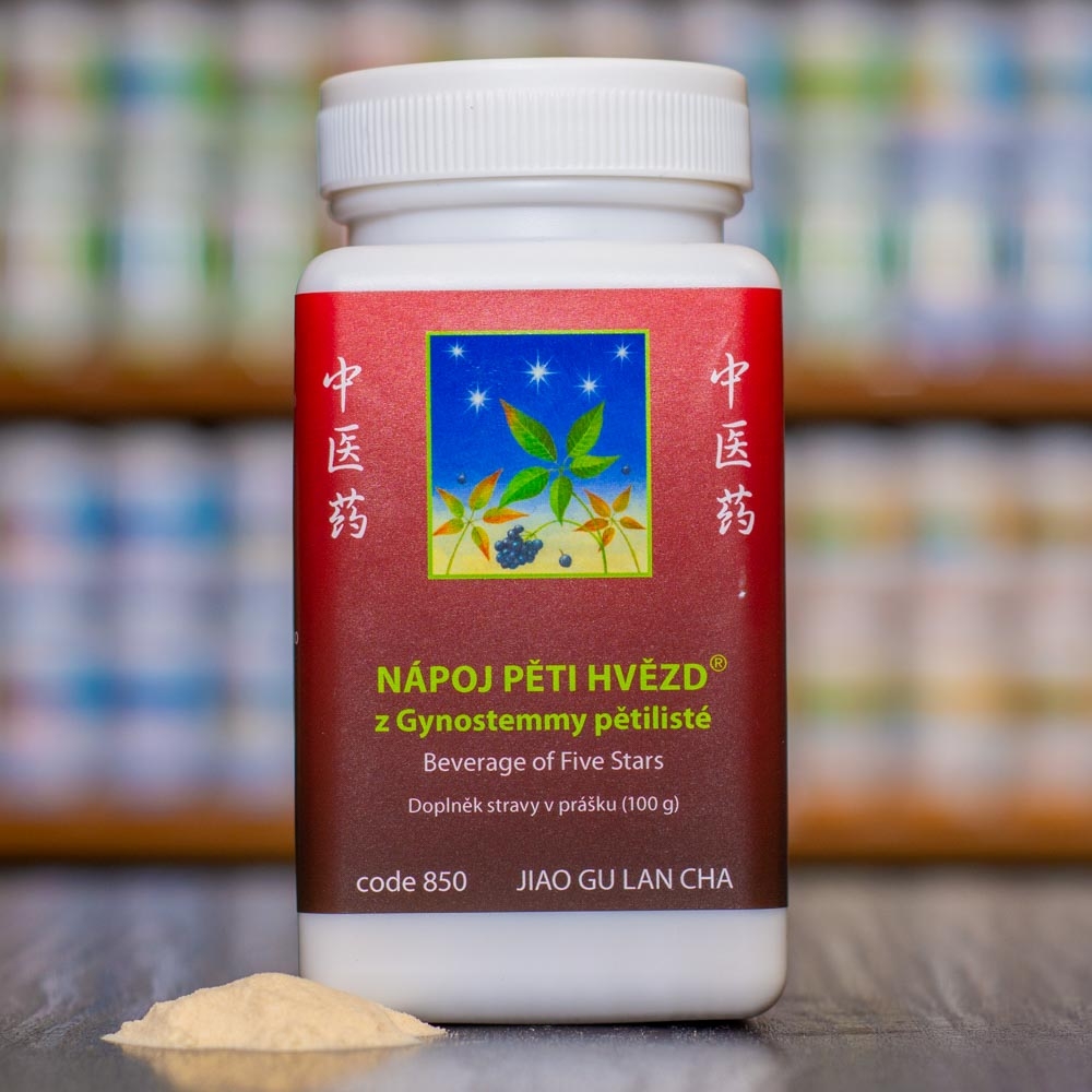 Nápoj pěti hvězd z Gynostemmy pětilisté